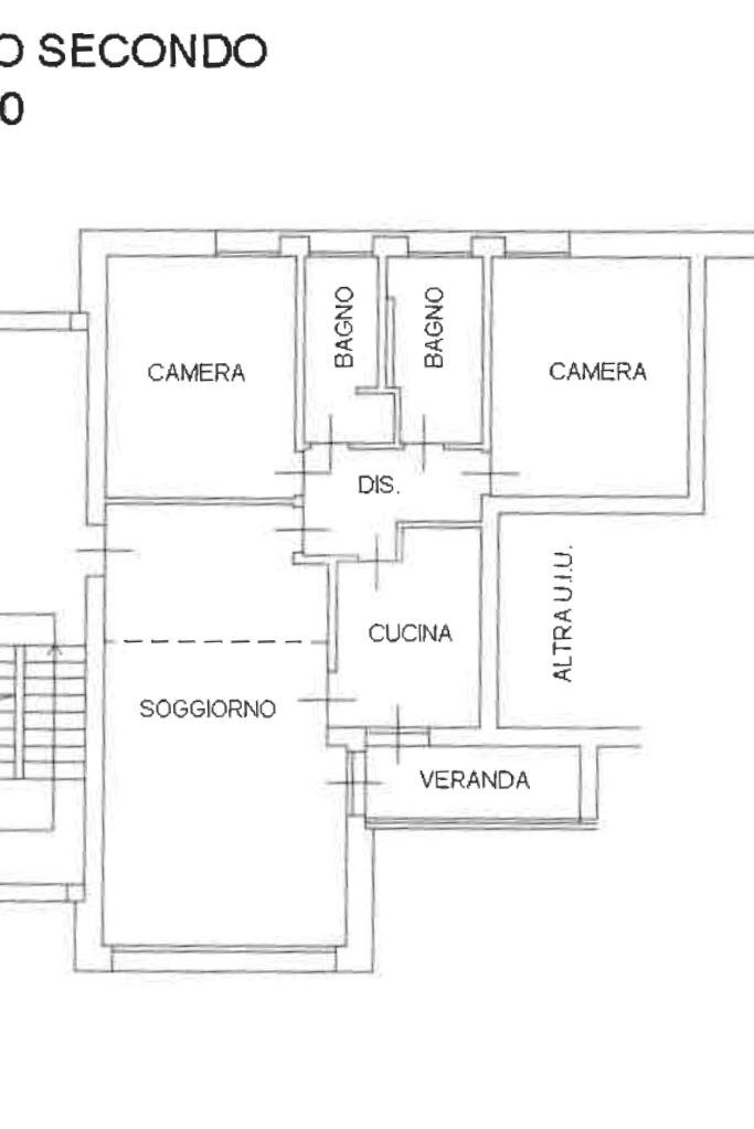 Quadrilocale Via Agucchi, Bologna (zona Lame) - planimetria 1