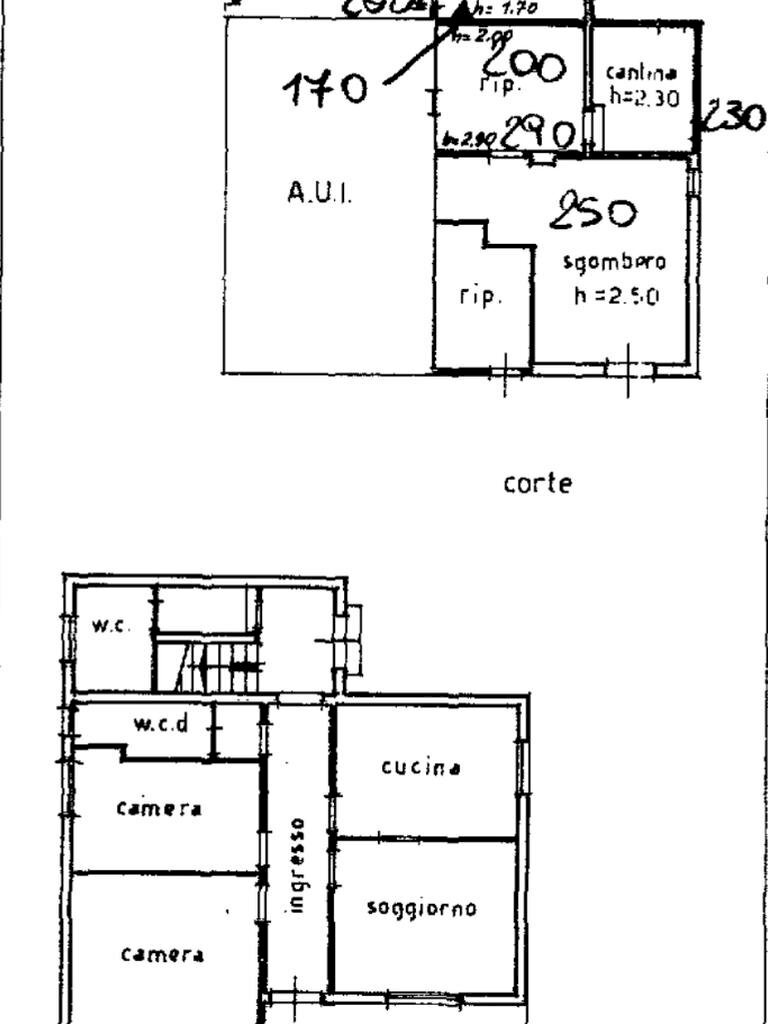 Four-room apartment Via cesenatico, Cesenatico - floor plans 1