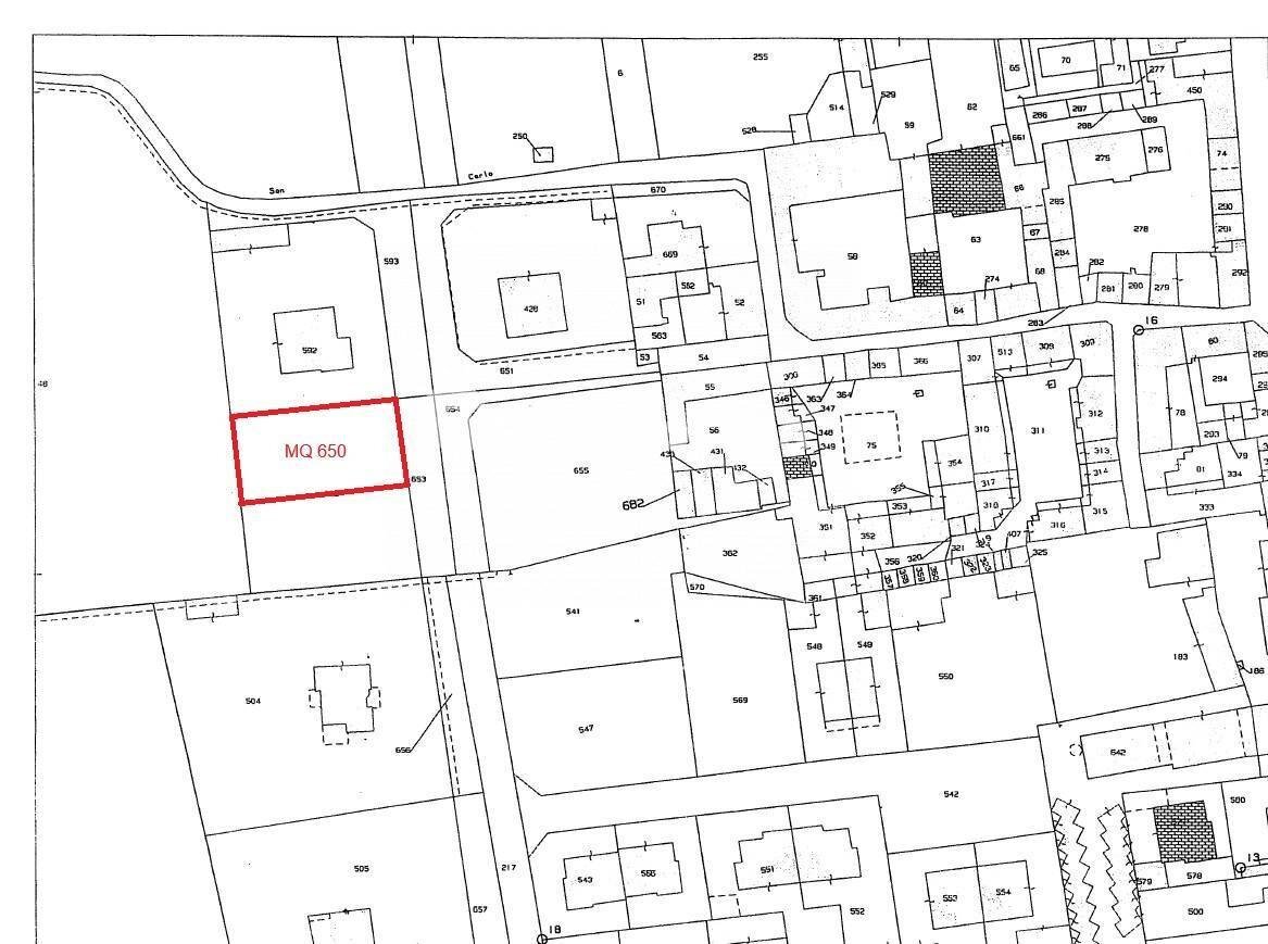 Foto 18 - Terreno edificabile Via A. Moro, Marcallo con Casone - planimetria 1