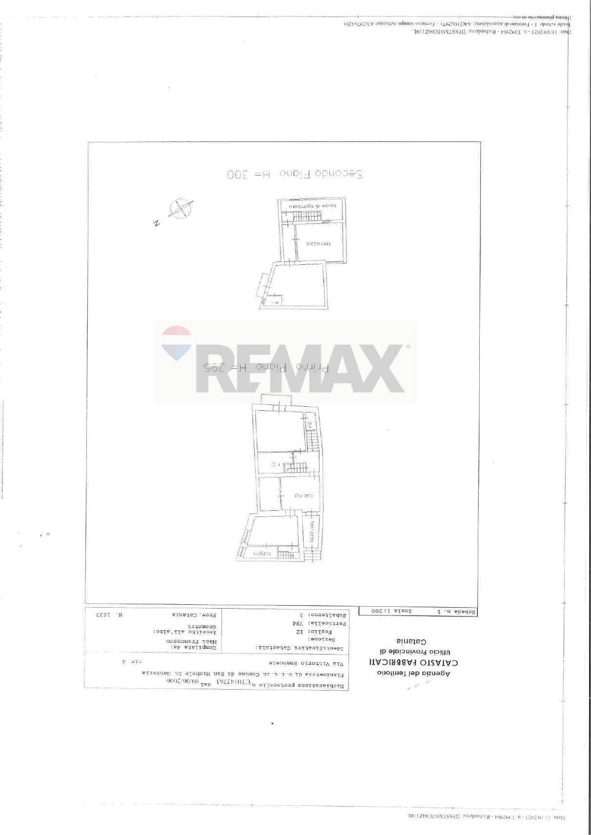 Pianta 2D - Casa indipendente PIAZZA VITTORIO EMANUELE
 
4, San Michele di Ganzaria - planimetria 1