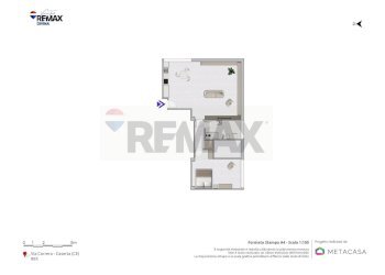 Pianta 2D - Monolocale Via Fratelli Correra
 
13, Caserta - foto 8