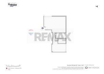 Pianta 2D - Monolocale Via Fratelli Correra
 
13, Caserta - foto 9