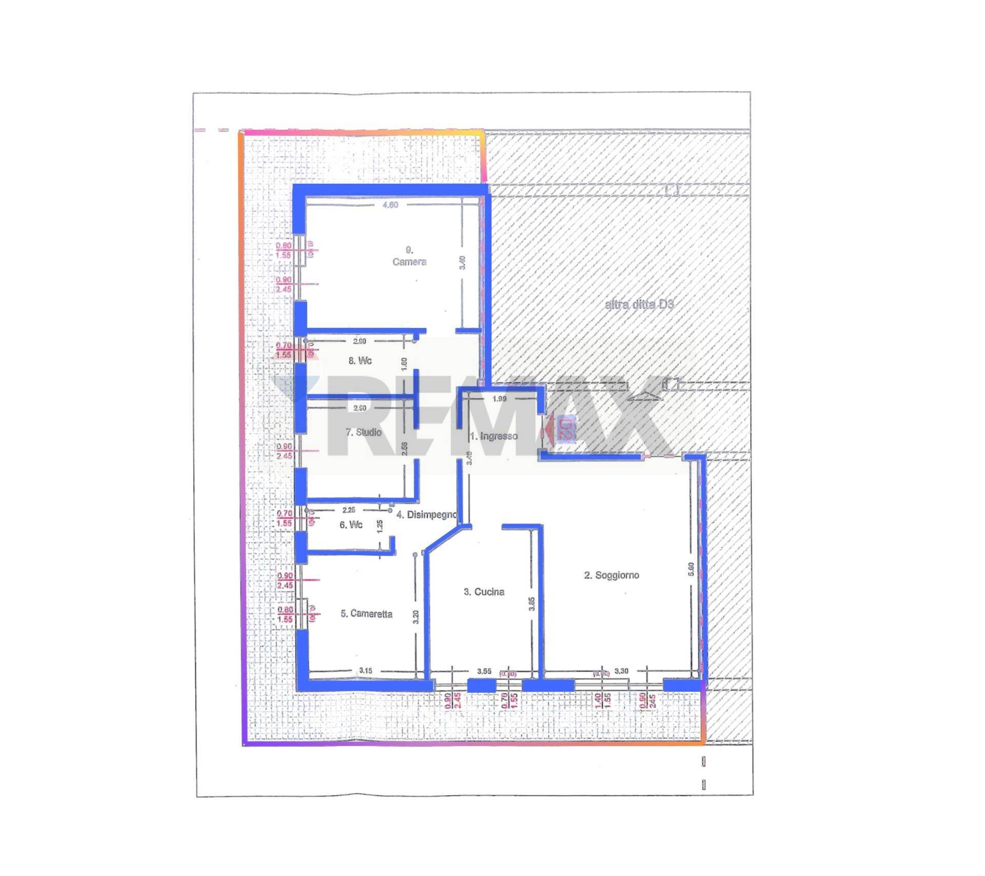 Pianta 2D - Appartamento Francavilla al Mare - planimetria 1