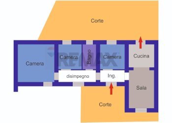 Pianta 2D - Quadrilocale Sant'Angelo a Cupolo - foto 19