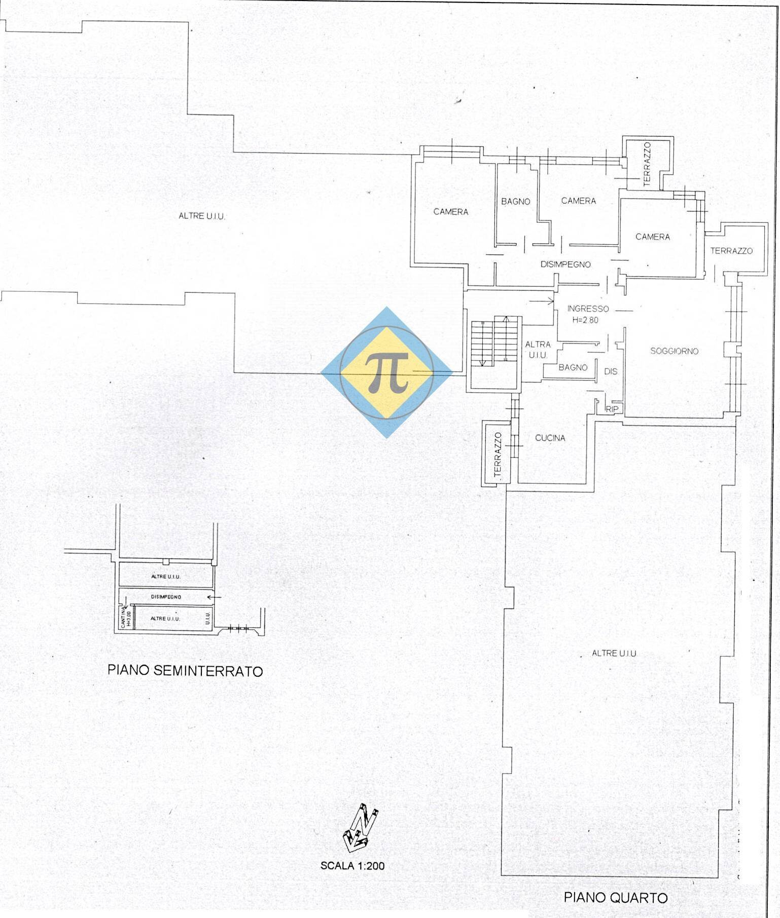 Foto 51 - Appartamento via Del Bersagliere
 
2, Pordenone - planimetria 1