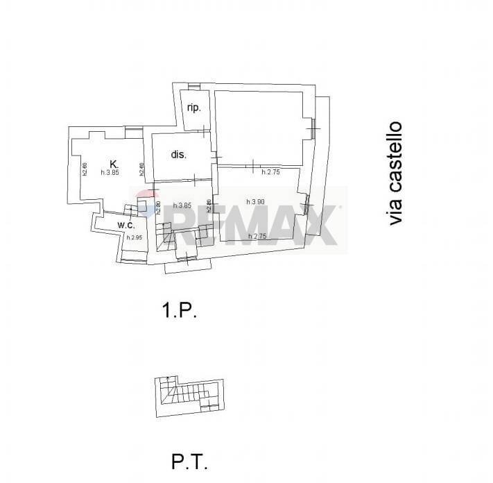 Pianta 2D - Casa indipendente vico medica
 
34, Modica - planimetria 1