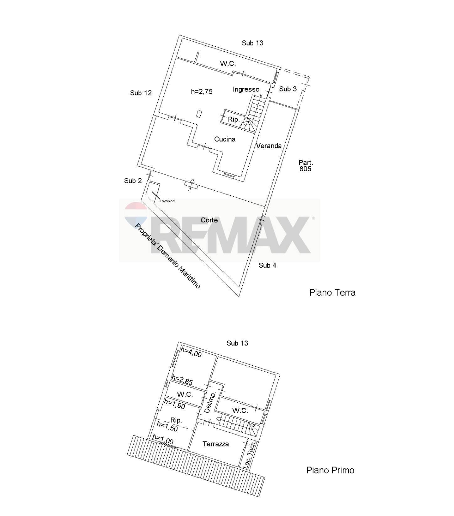 Pianta 2D - Loft Via Ortigia, Santa Croce Camerina - planimetria 1