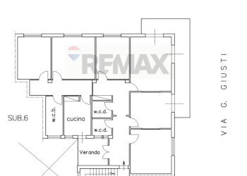 Pianta 2D - Appartamento via Giusti
 
14, Palermo - foto 31