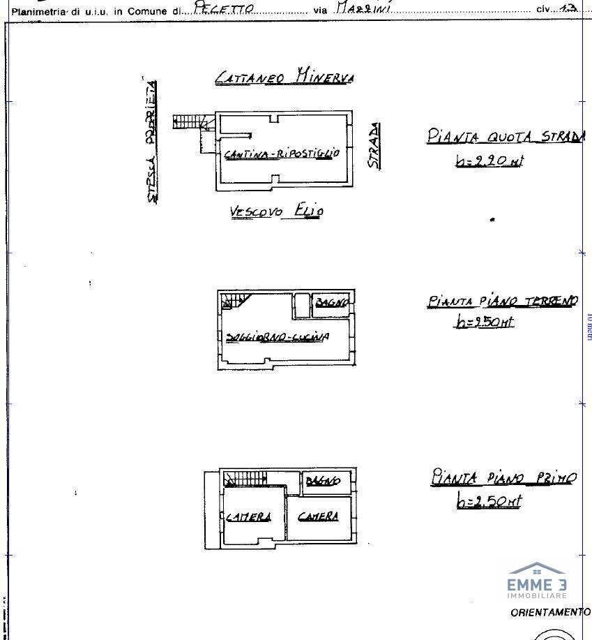 Foto 24 - Casa semi indipendente Via Giuseppe Mazzini
 
13, Pecetto di Valenza - planimetria 1