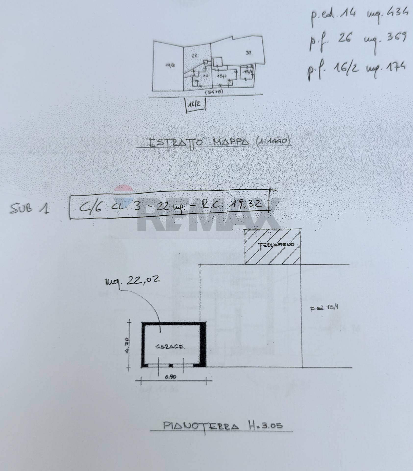 Pianta 2D - Casa semi indipendente Rabbi - planimetria 1