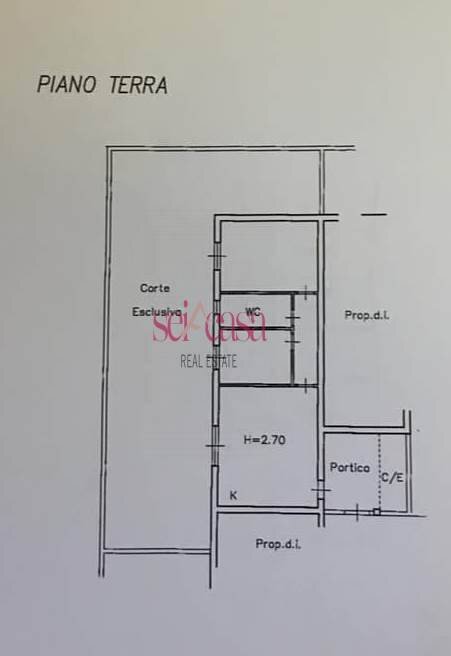 Foto 5 - Trilocale Roccastrada - planimetria 1