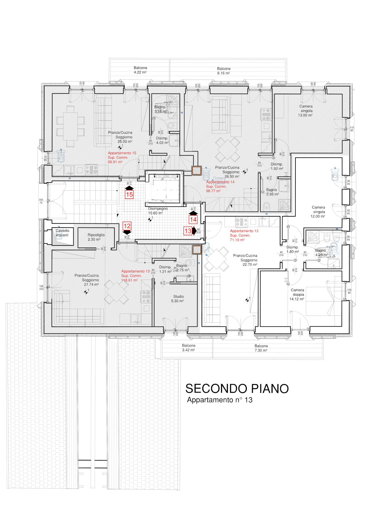 Trilocale Frazione Lillaz, 48, Cogne - planimetria 1