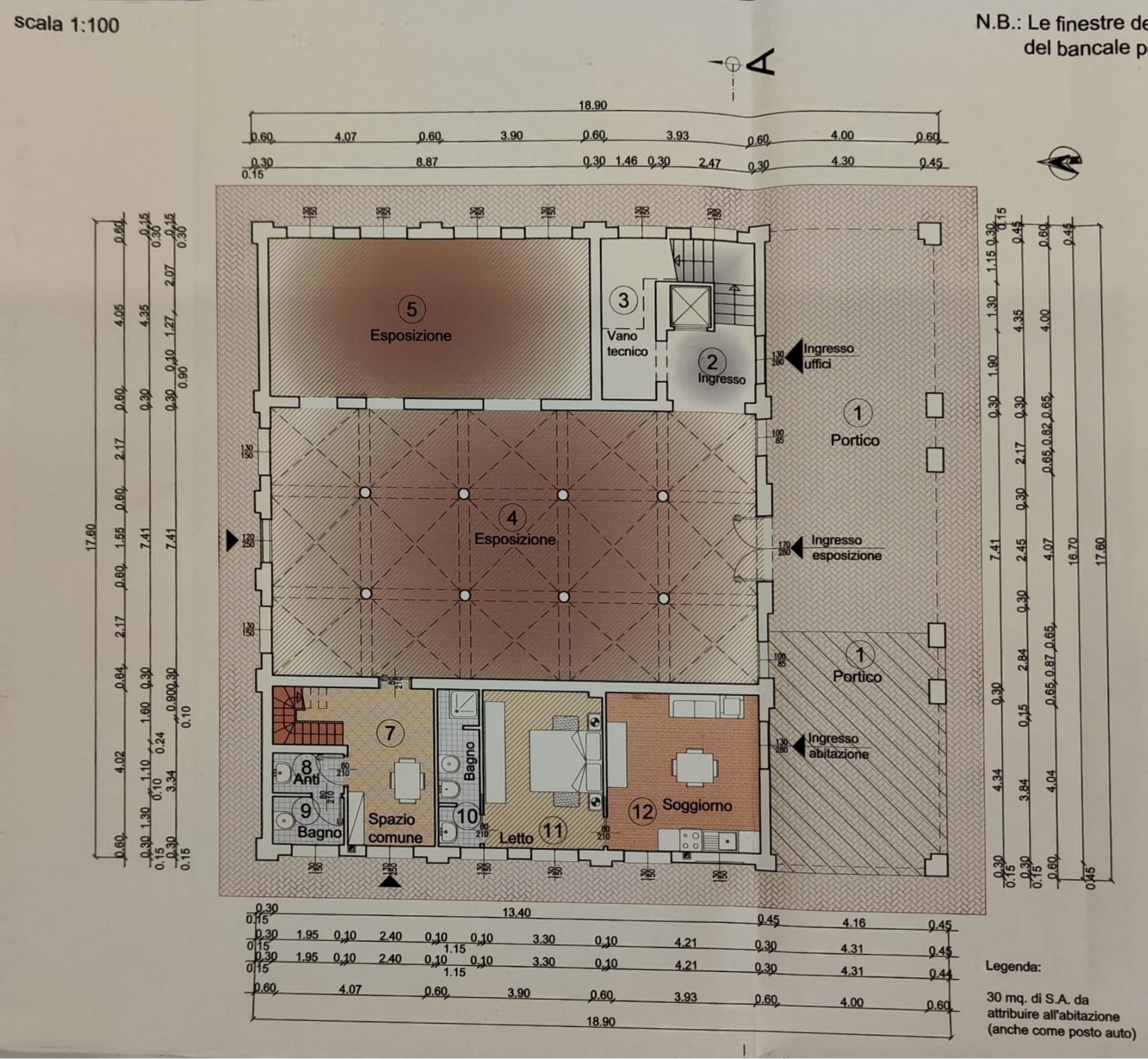 Locale Commerciale Castel Maggiore - planimetria 1