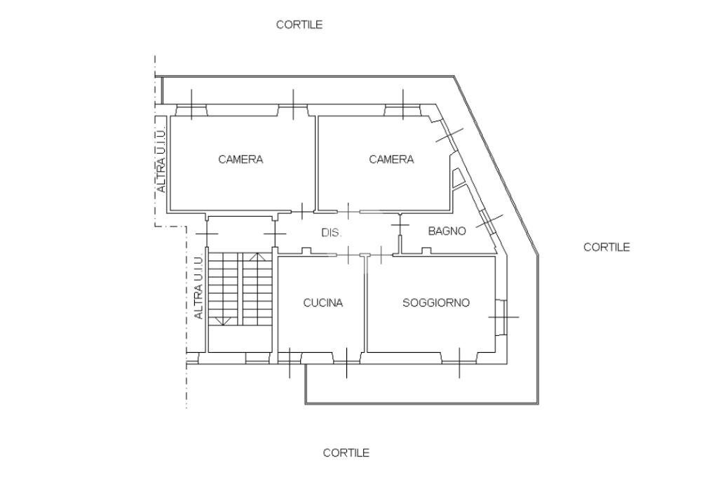 Four-room apartment Via colle secchie, Corio - floor plans 1