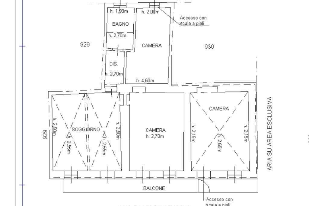 Casa semi indipendente Strada buretta, Corio - planimetria 1