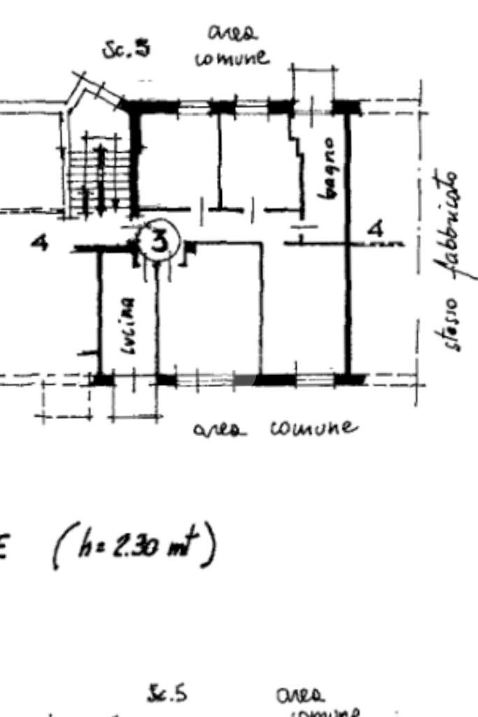Appartamento Via delle Betulle, Torino (zona Falchera) - planimetria 1
