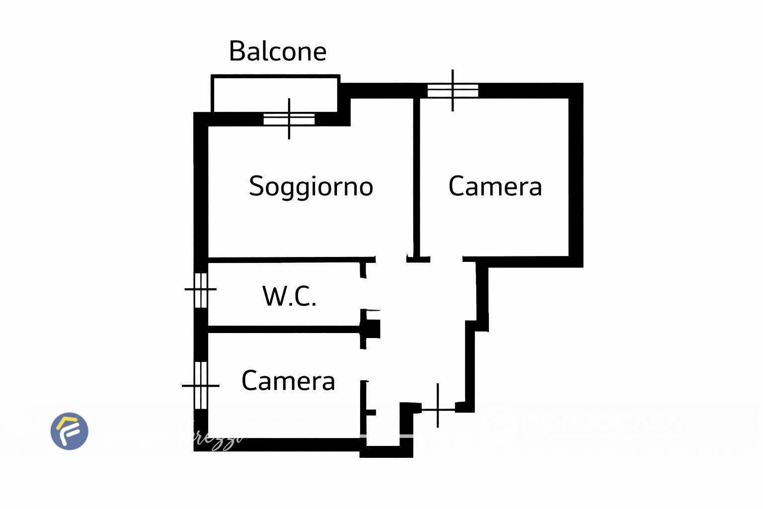 Foto 21 - Three-room apartment Via Dei Fiori, Borgio Verezzi - floor plans 1