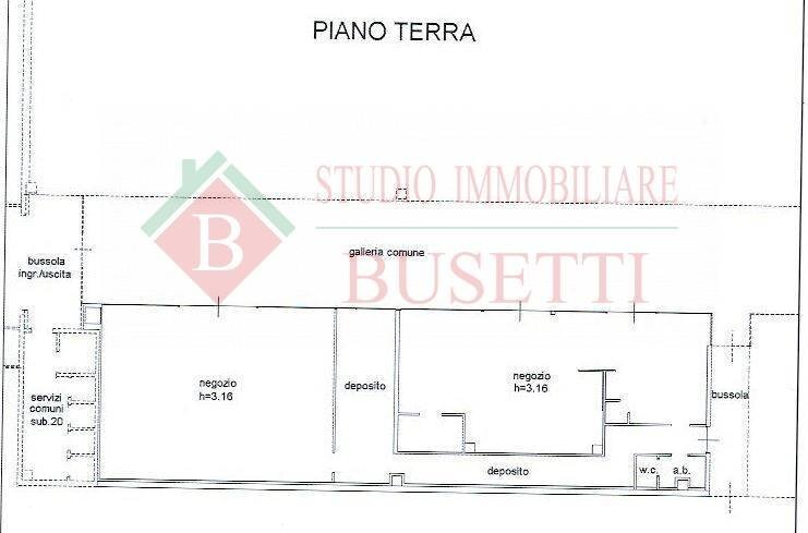 Foto 11 - Negozio via IV Novembre - Centro Commerciale TIGROS
 
292, Omegna - planimetria 1