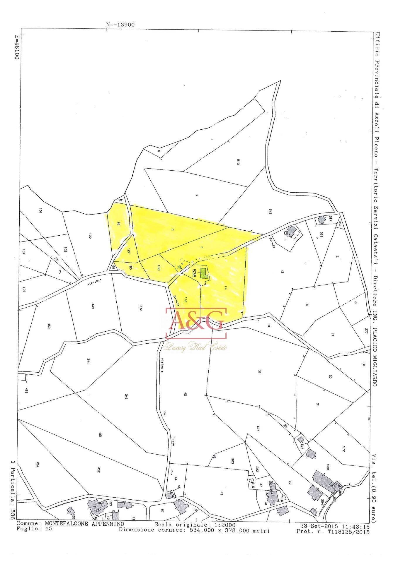 Foto 35 - Rustico CONTRADA FAVETO, Montefalcone Appennino - planimetria 1