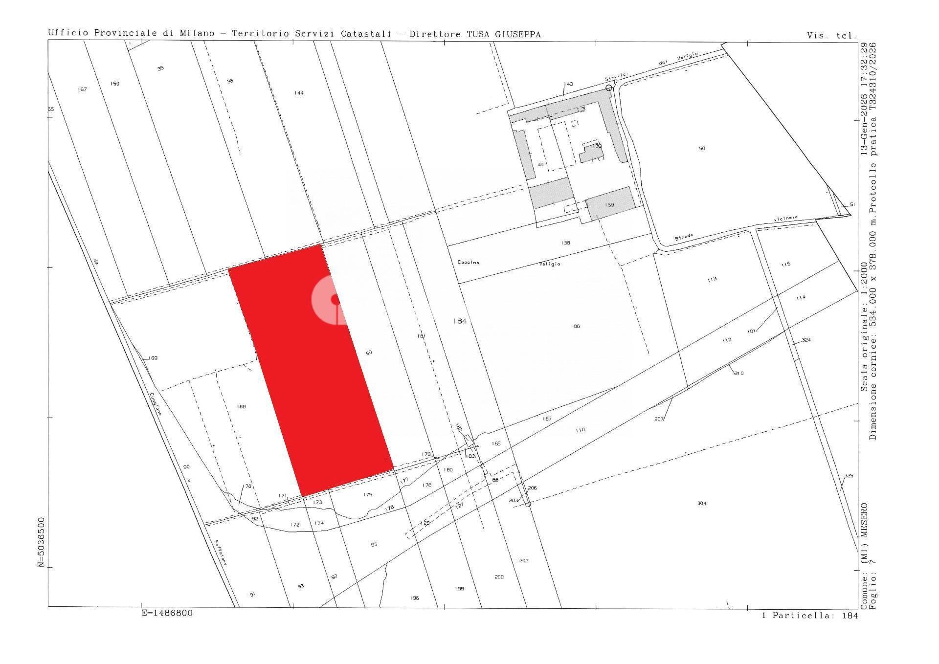 Foto 16 - Agricultural land Via Valigio, Mesero - floor plans 1