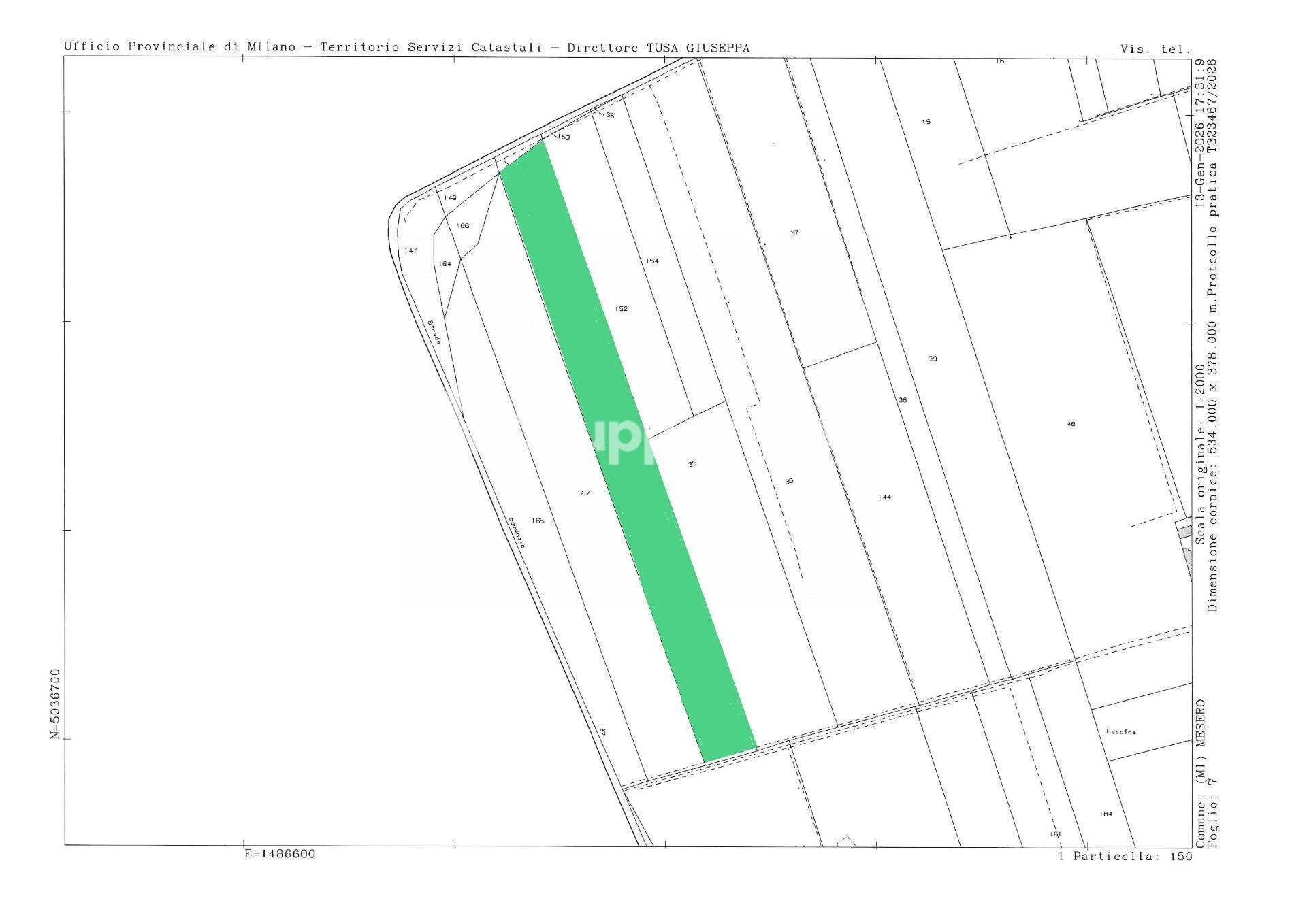 Foto 16 - Agricultural land Via Valigio, Mesero - floor plans 1