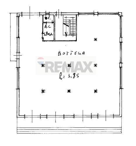Pianta 2D - Locale Commerciale Str. S. Giovanni Galermo
 
63, Misterbianco - planimetria 1