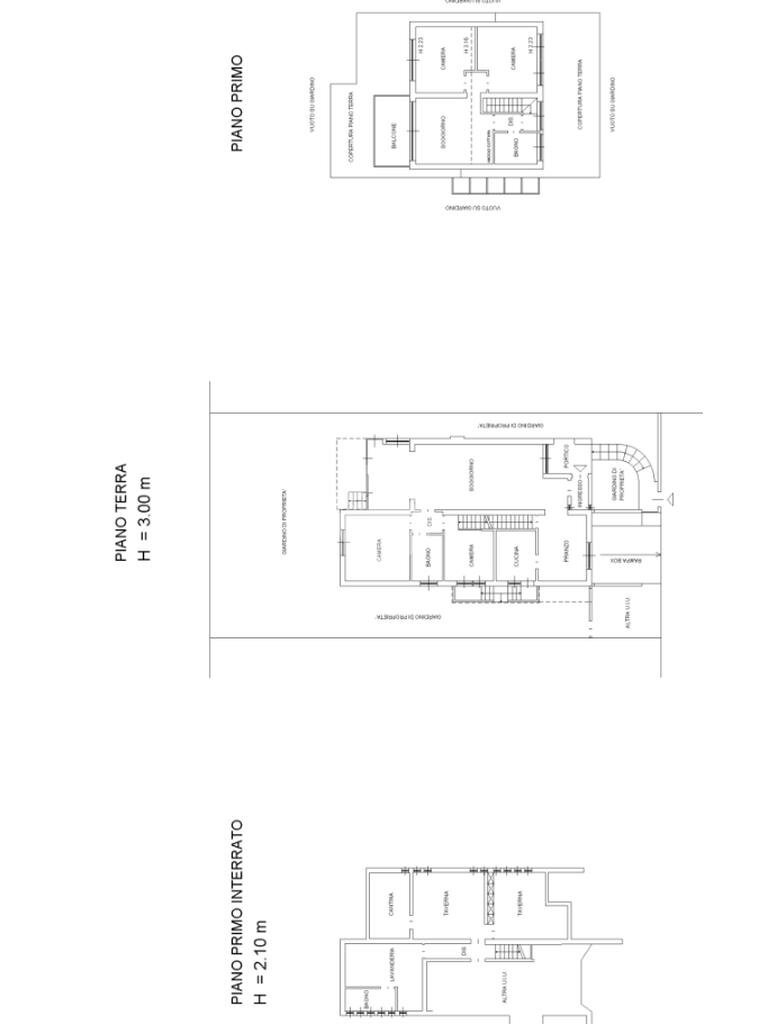 Villa Via Paolo Sarpi, Trezzano sul Naviglio - floor plans 1