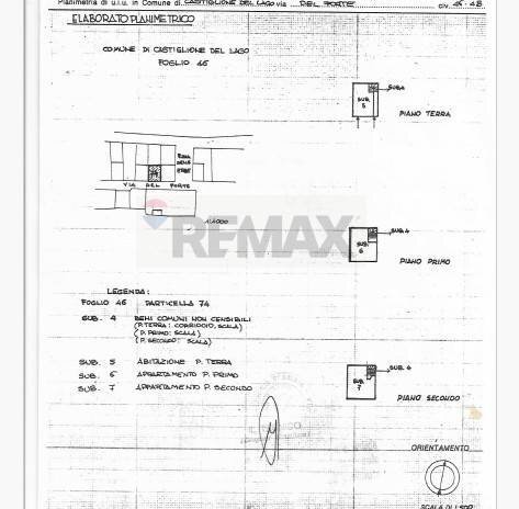 Pianta 2D - Appartamento Via del Forte
 
46/48, Castiglione del Lago - planimetria 1
