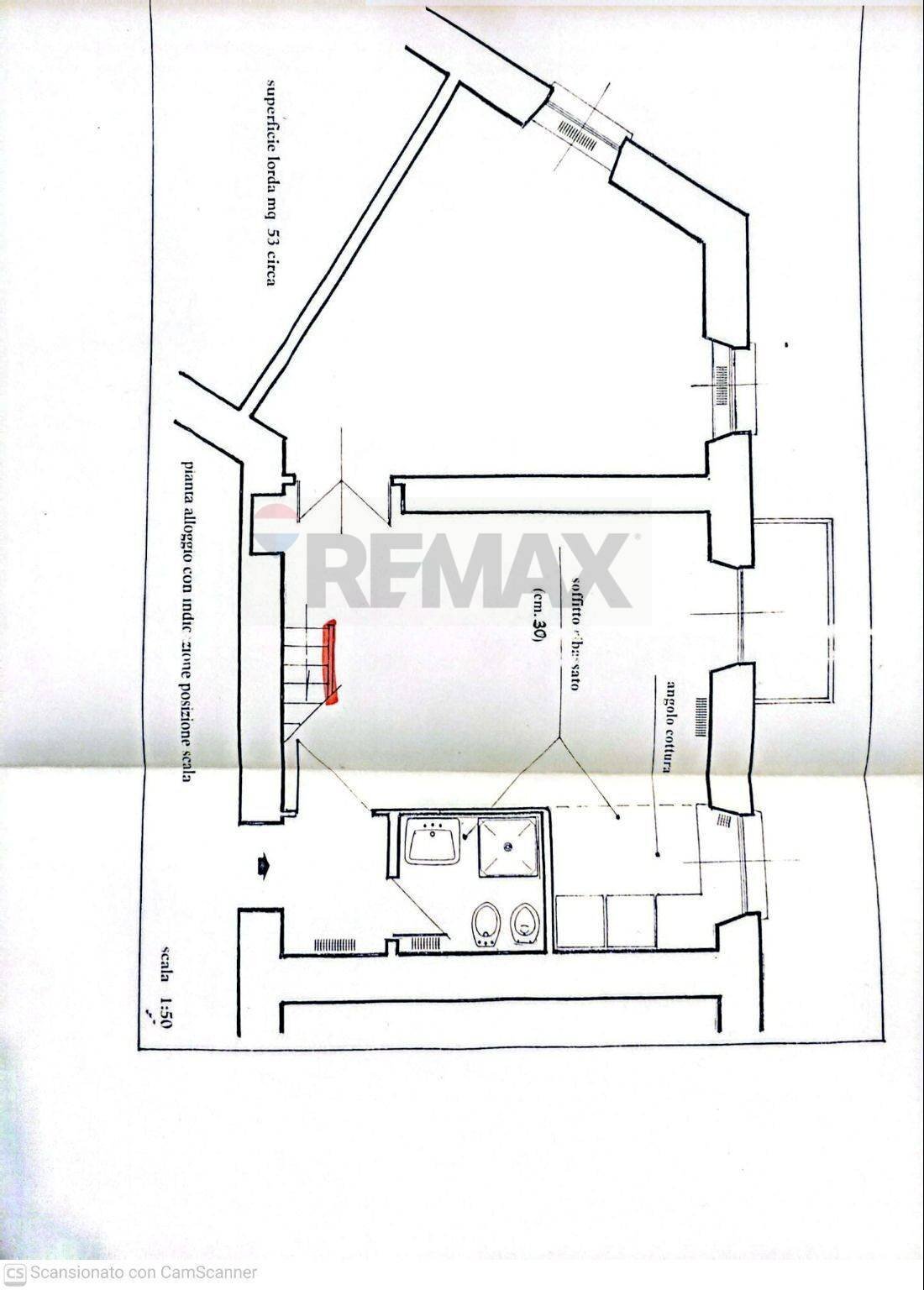 Pianta 2D - Trilocale Corso Emilia
 
11, Torino - planimetria 1