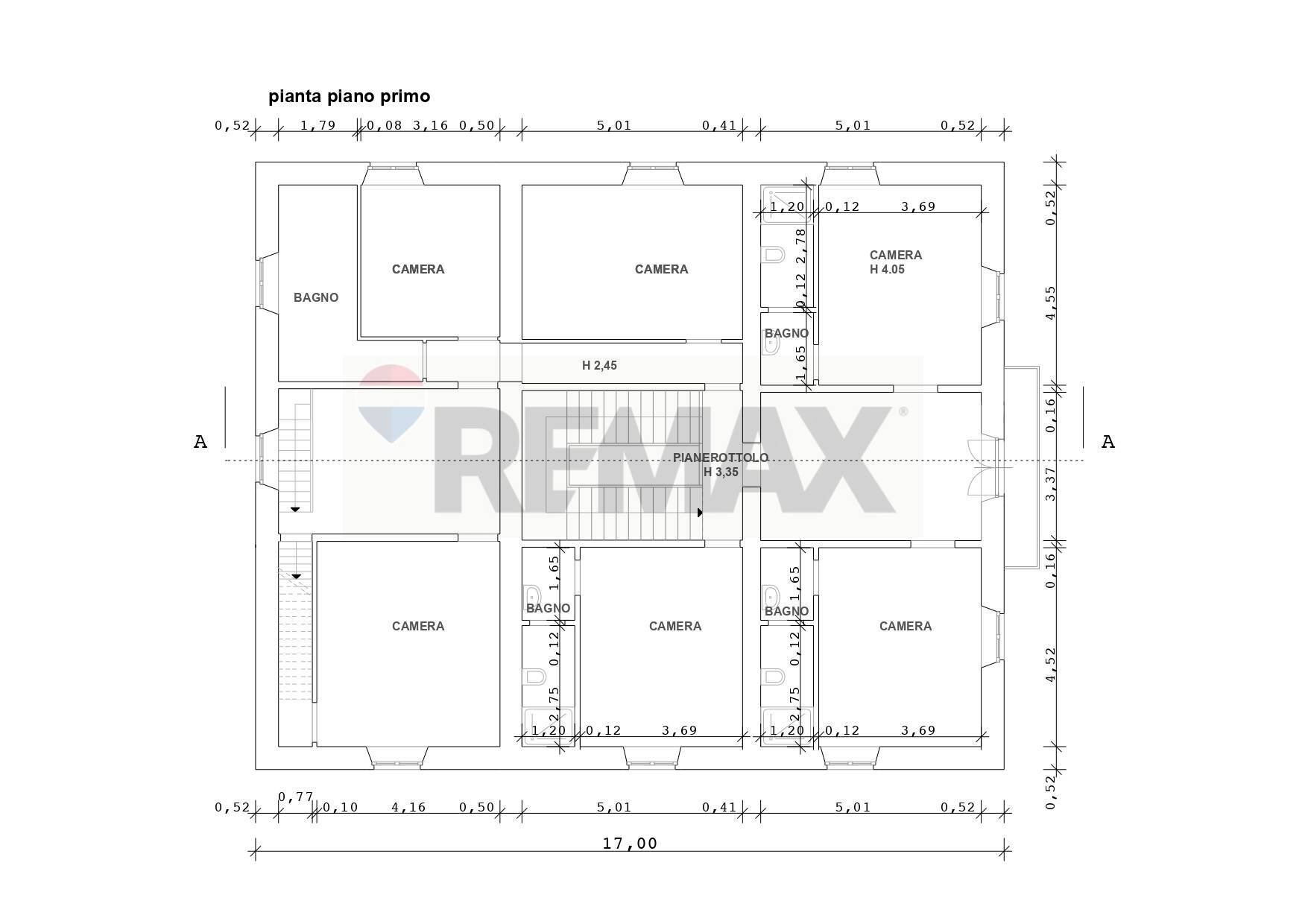 Pianta 2D - Villa Massarosa - planimetria 1