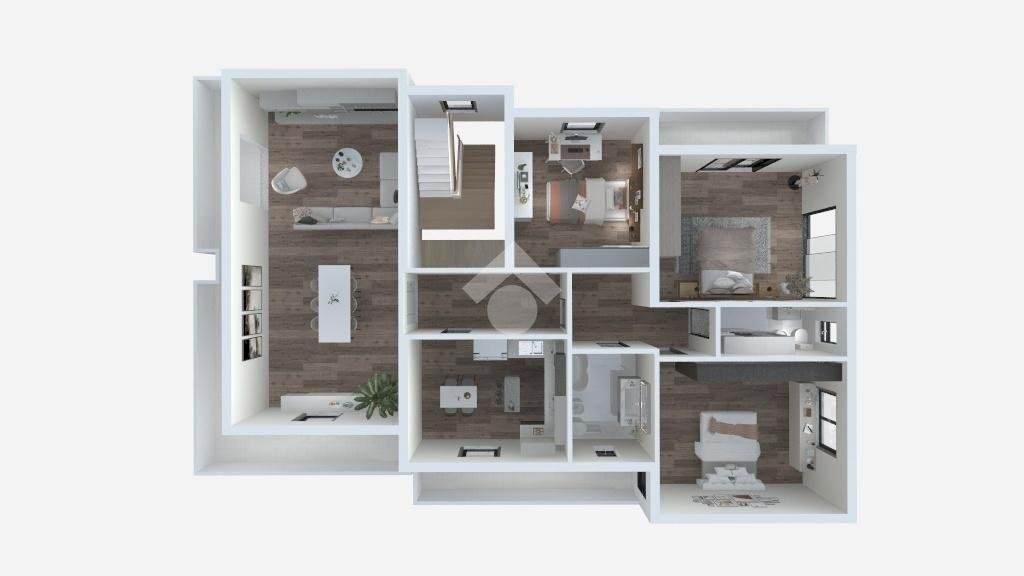 Villa Via Pedrignone, Santarcangelo di Romagna - planimetria 1