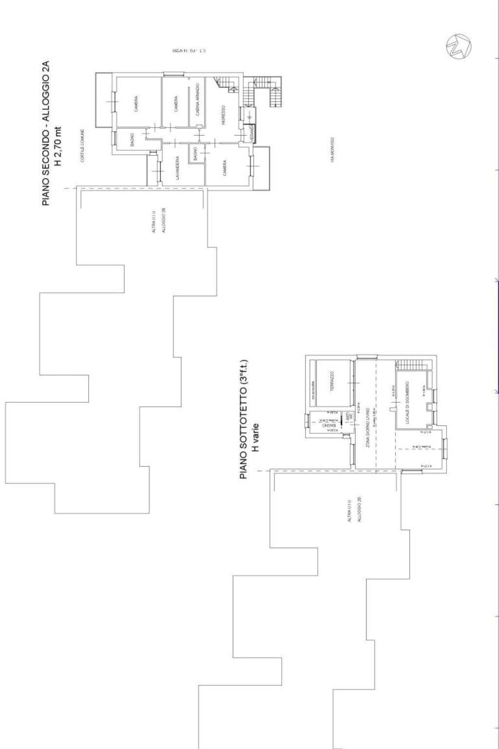 Villa via Monviso, 22, None - floor plans 1