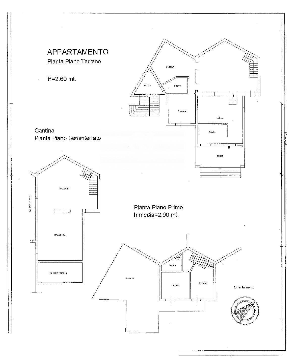 Foto 78 - Villa Via Bonvesin De La Riva, Roma - planimetria 1