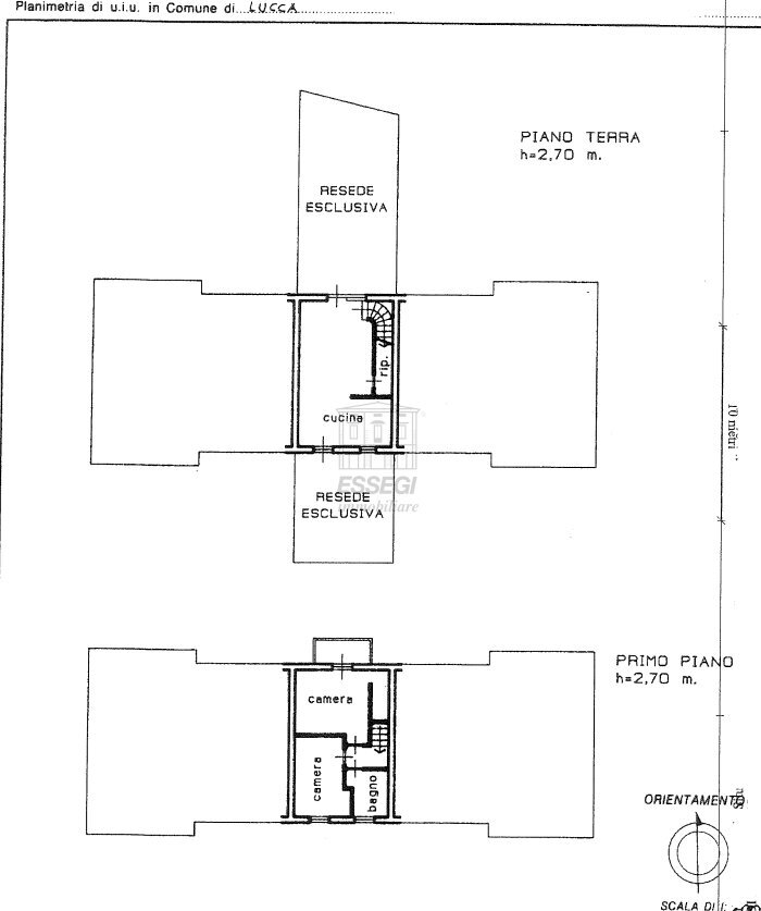 IA04168 Planimetria.png - Villa a Schiera Via di Sant'Alessio, Lucca - planimetria 1