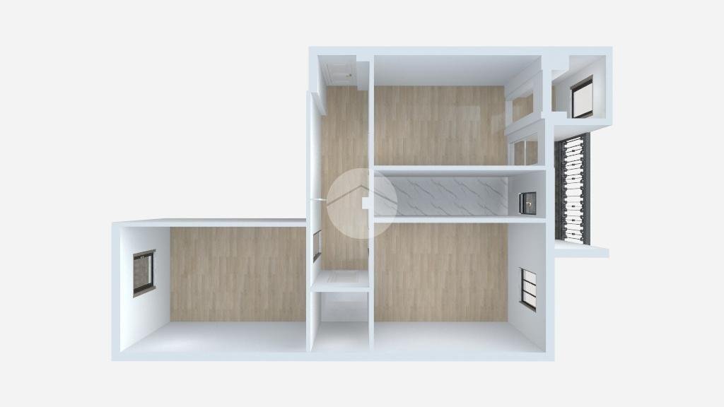 Three-room apartment Via chiesa della salute, Torino (neighborhood Borgo Vittoria) - floor plans 1