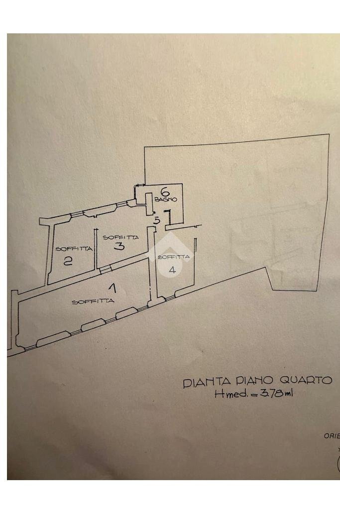 Trilocale piazza piazza della vittoria, Dovadola - planimetria 1