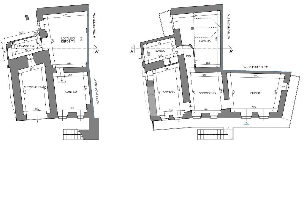 Casa semi indipendente Vicolo Marchetti, Villar Dora - planimetria 1