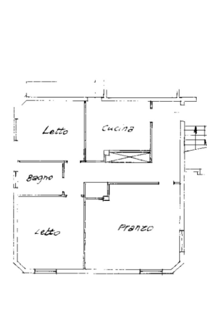 Four-room apartment Viale della Stazione, Rubiera - floor plans 1
