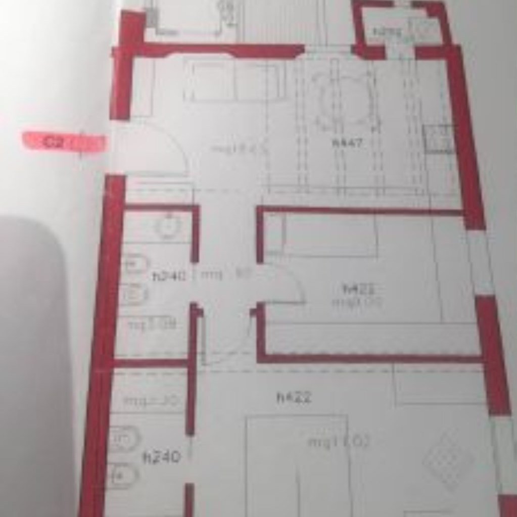 Trilocale Via Irnerio, 38, Bologna (zona Centro Storico) - planimetria 1