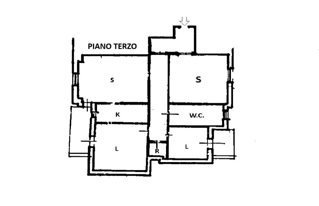 Quadrilocale Via Martino Marinosci, Martina Franca - planimetria 1