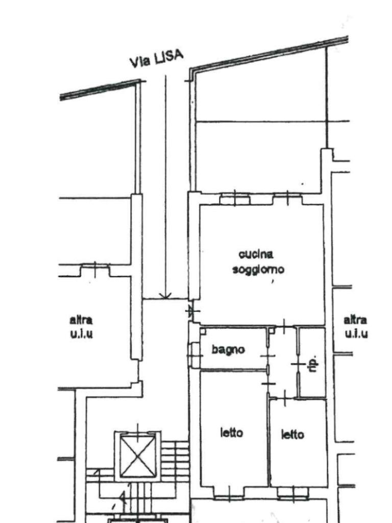 Three-room apartment Via Mario Lisa, Pianezza - floor plans 1