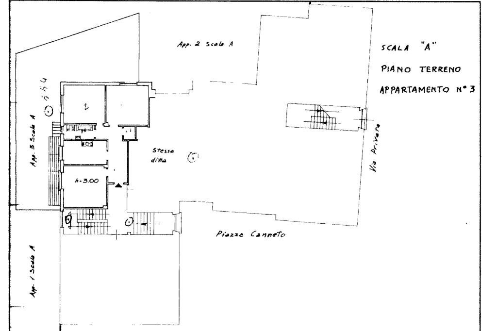 Quadrilocale Via Belgio, Spotorno - planimetria 1