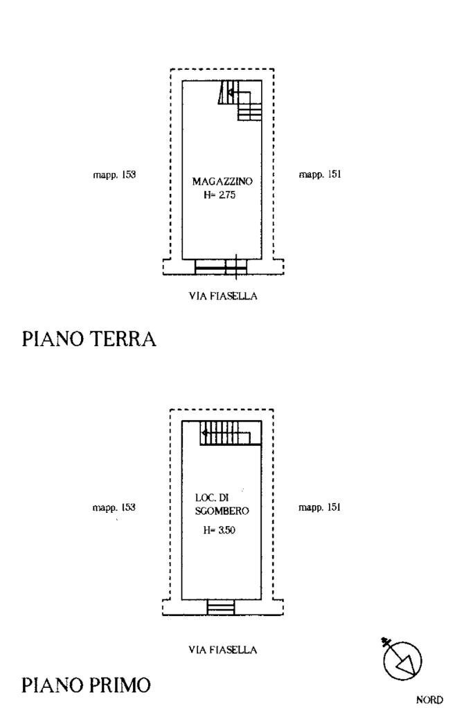 Two-room apartment Via Domenico Fiasella, Sarzana - floor plans 1