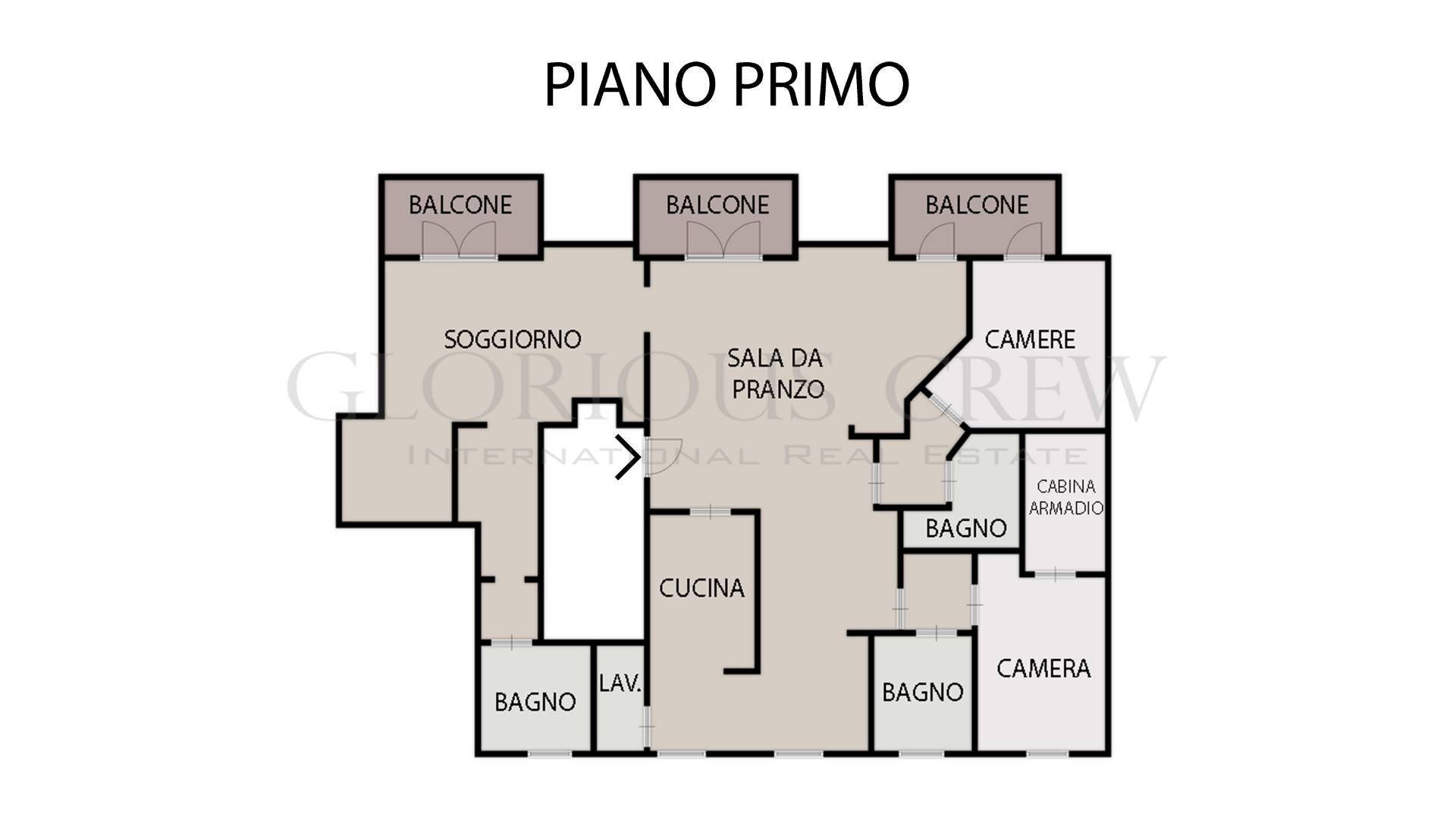 Foto 16 - Appartamento Via Marconi, Lovere - planimetria 1