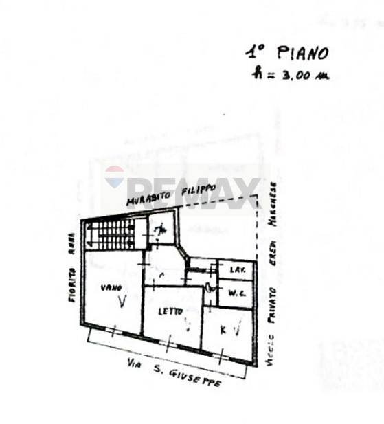 Pianta 2D - Casa indipendente VIA SAN GIUSEPPE
 
219, Misterbianco - planimetria 1