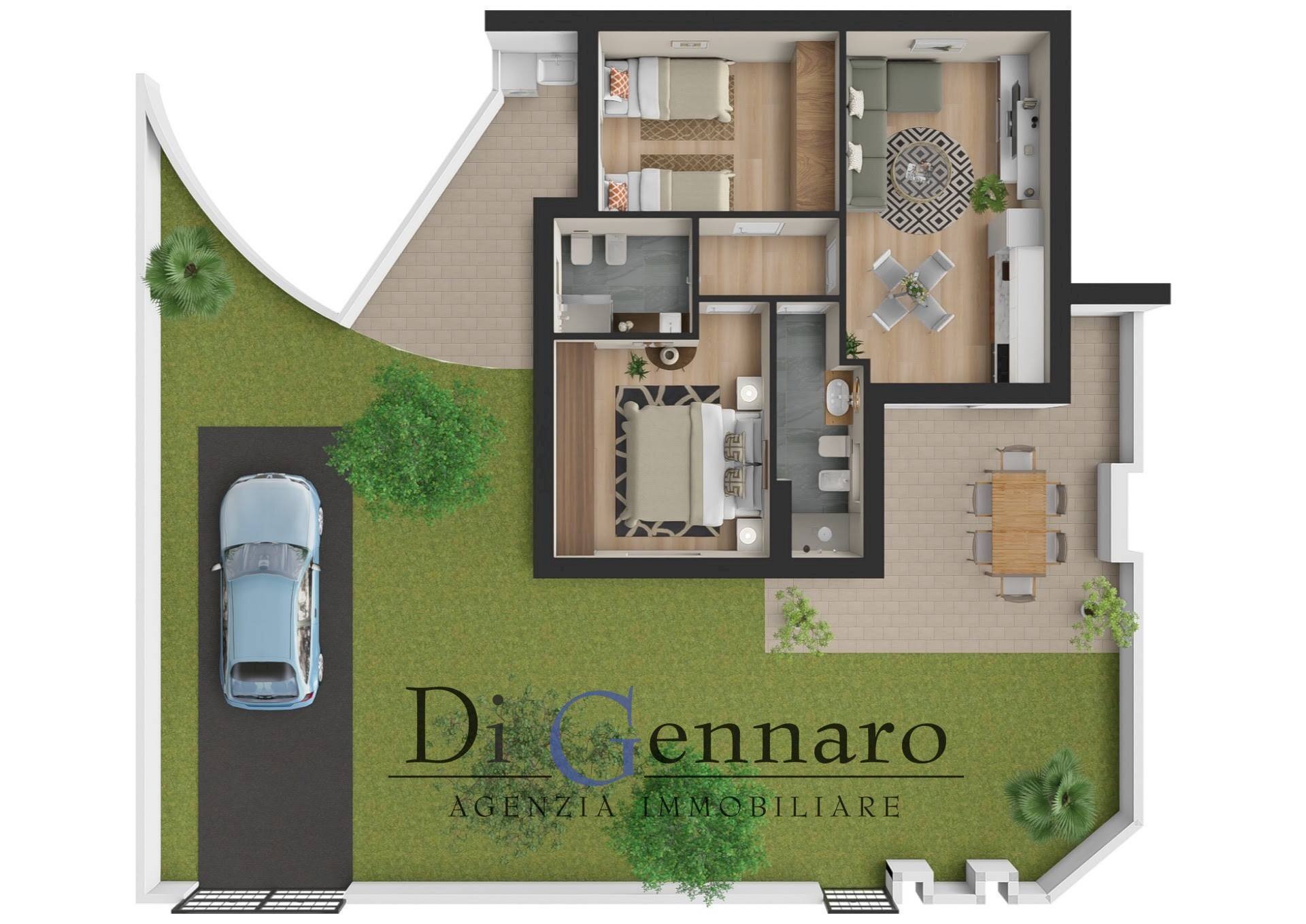 Foto 1 - Trilocale via Leonardo da Vinci, Tortoreto - planimetria 1