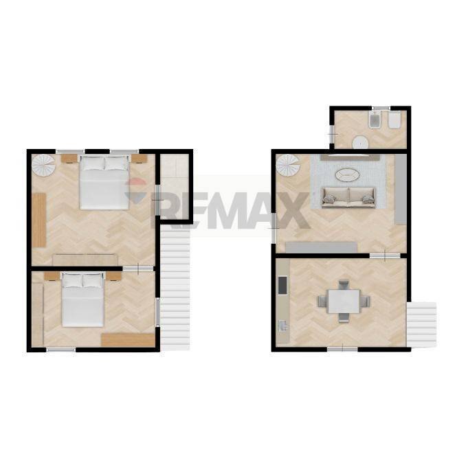 Pianta 2D - Rustico Calcara Muratelle
 
18, San Cesareo - planimetria 1