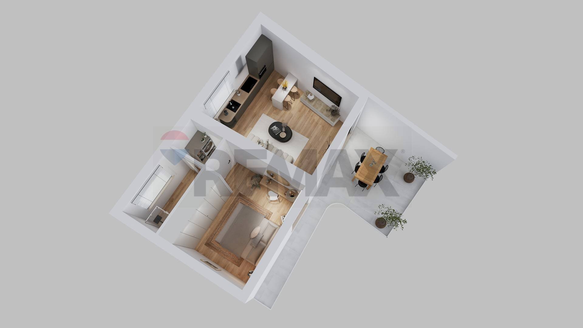 Pianta 3D - Two-room apartment Via Santa Caterina
 
9, Lonate Pozzolo - floor plans 1