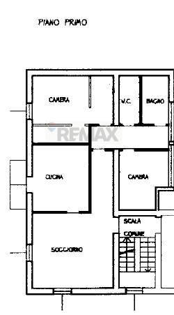 Pianta 2D - Three-room apartment VIA CAVOUR
 
17, Castronno - floor plans 1