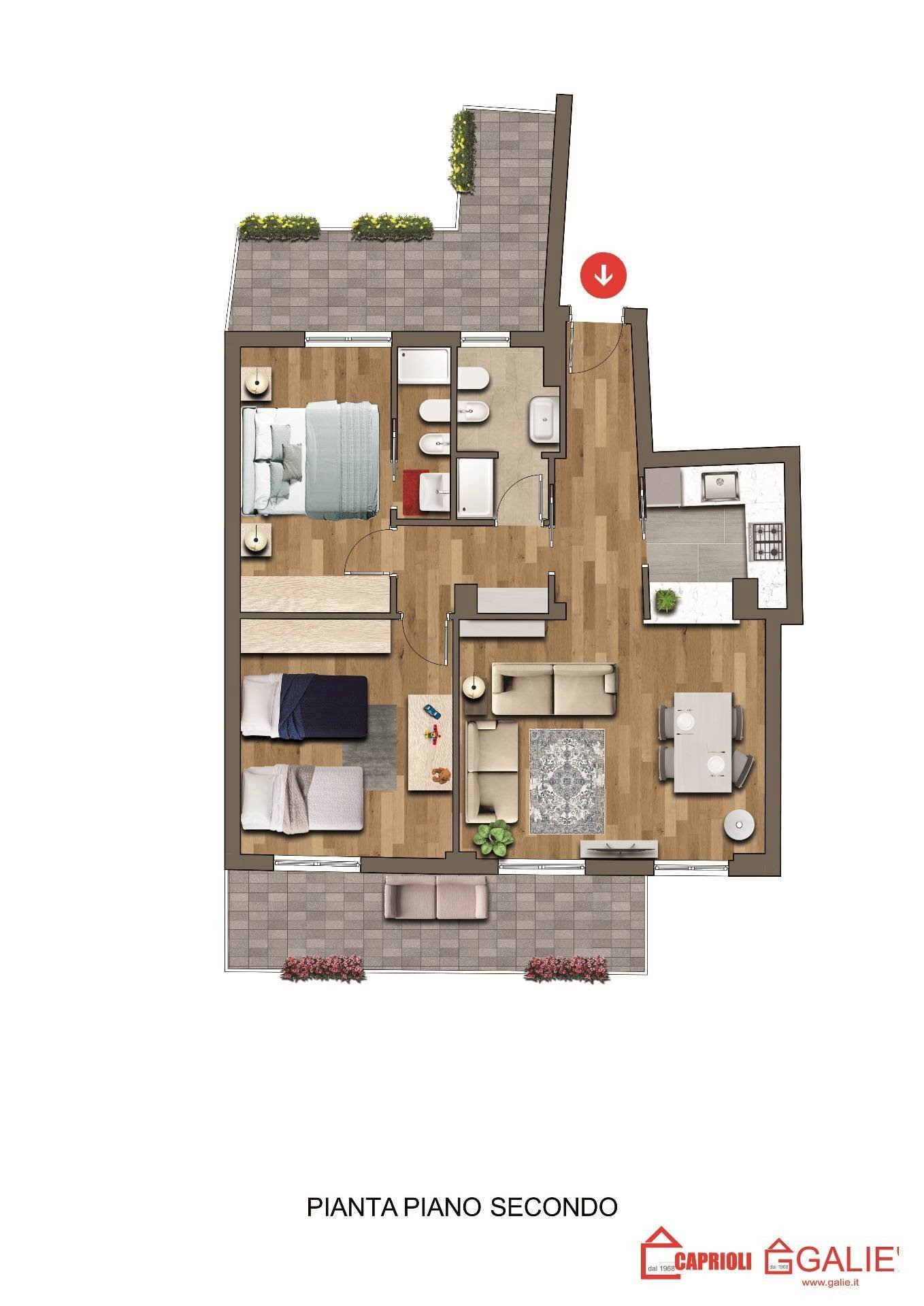 Foto 46 - Quadrilocale Via Bassi Ugo
 
85, San Benedetto del Tronto - planimetria 1